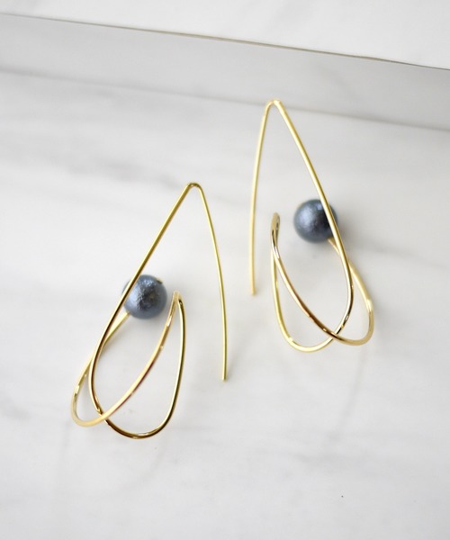 SALON（サロン）の「オリジナルエアーパール立体ピアス（ピアス（両耳用）・レディース・ゴールド・FREE）」の3枚目の写真