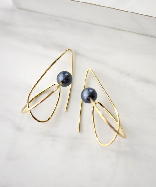 SALON（サロン）の「オリジナルエアーパール立体ピアス（ピアス（両耳用）・レディース・ゴールド・FREE）」の6枚目の写真