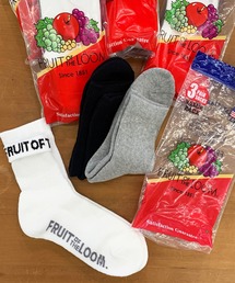 FRUIT OF THE LOOM（フルーツオブザルーム）の「クオーター丈無地底パイル3p / 3足セット / リーズナブル  / モノトーン ベーシック（ソックス/靴下）」