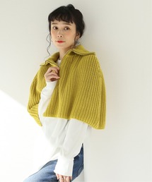 JOURNAL STANDARD relume | コットンアクリルバルキーカタアゼケープ◆(ニット/セーター)