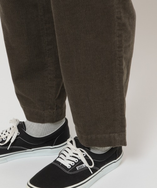 LOWRYS FARM（ローリーズファーム）の「ドビーコーデュロイタックパンツ　918069（その他パンツ・メンズ・チャコールグレー/ブラウン・MEDIUM/LARGE）」の7枚目の写真