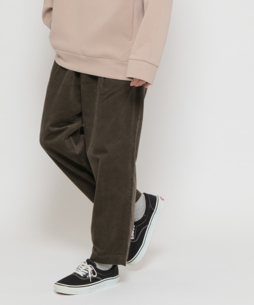 LOWRYS FARM（ローリーズファーム）の「ドビーコーデュロイタックパンツ　918069（その他パンツ・メンズ・チャコールグレー/ブラウン・MEDIUM/LARGE）」の22枚目の写真