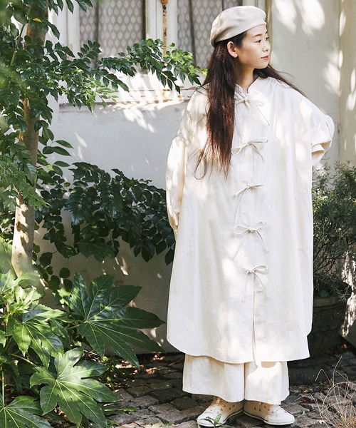 and R（アンドアール）の「リボン結びワンピース（ワンピース・レディース・ベージュ/ブラック/アイボリー・FREE）」の10枚目の写真