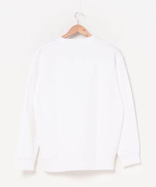 DOUBLE STEAL（ダブルスティール）の「Colorful Logo 裏起毛クルー（スウェット・メンズ・ブラック/トップグレー/ホワイト・MEDIUM/LARGE/X-LARGE）」の4枚目の写真