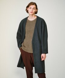 メンズのノーカラーコート グレー 灰色系 ファッション通販 Zozotown