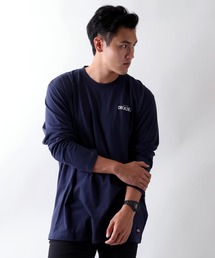 Dickies/ディッキーズ ワンポイント バックプリントロゴ ロンT/大きいサイズ