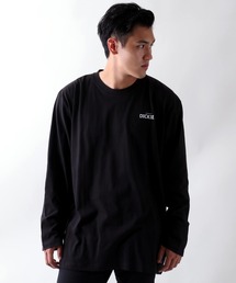 Dickies/ディッキーズ ワンポイント バックプリントロゴ ロンT/大きいサイズ