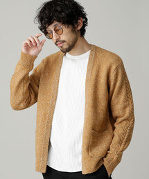 ブランド古着 メンズのカーディガン ボレロ イエロー 黄色系 ウール ニット 古着通販 Zozoused