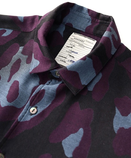 SHAREEF（シャリーフ）の「LEOPARD JQ  L/S SHIRTS（シャツ/ブラウス・メンズ・ブラック/レッド・2/3/1）」の5枚目の写真