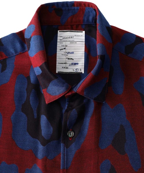 SHAREEF（シャリーフ）の「LEOPARD JQ  L/S SHIRTS（シャツ/ブラウス・メンズ・ブラック/レッド・2/3/1）」の10枚目の写真