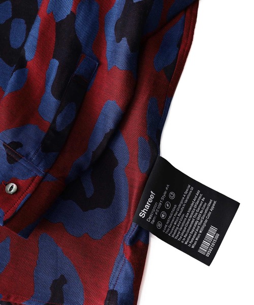 SHAREEF（シャリーフ）の「LEOPARD JQ  L/S SHIRTS（シャツ/ブラウス・メンズ・ブラック/レッド・2/3/1）」の13枚目の写真
