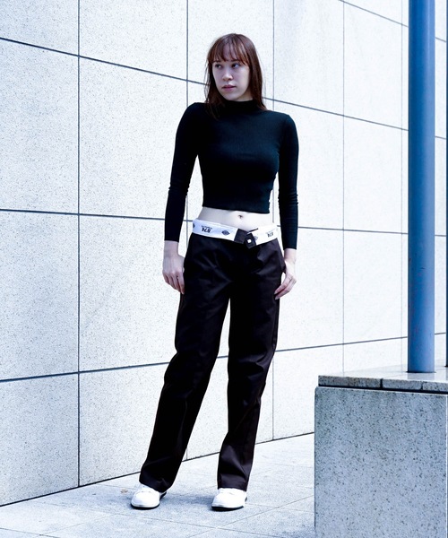 Dickies(ディッキーズ)の「【DICKIES/ディッキーズ】874ノータックワイドチノパンツ/ワークパンツ TCツイル(チノパンツ・レディース・ダークブラウン/カーキ/チャコールグレー/ブラック/ネイビー/ライトグリーン/ベージュ/ダークグリーン/シルバー・32inch/30inch/36inch/34inch)」の11枚目の写真