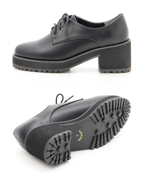 Honeys(ハニーズ)の「厚底ヒールマニッシュ(その他シューズ・レディース・ブラック/ブラック系その他・S/L/LL/M)」の12枚目の写真