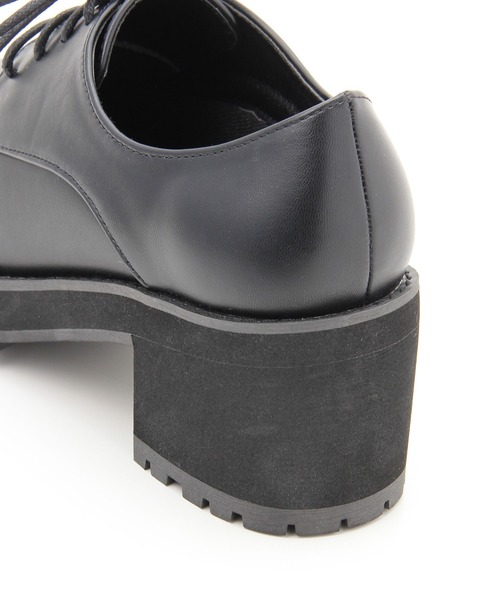 Honeys(ハニーズ)の「厚底ヒールマニッシュ(その他シューズ・レディース・ブラック/ブラック系その他・S/L/LL/M)」の5枚目の写真