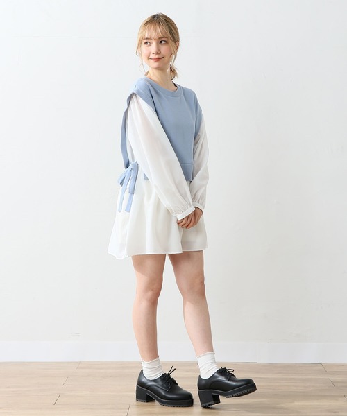 Honeys(ハニーズ)の「厚底ヒールマニッシュ(その他シューズ・レディース・ブラック/ブラック系その他・S/L/LL/M)」の8枚目の写真