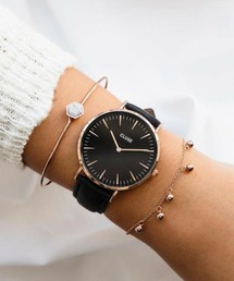 「CLUSE/クルース」ボーホーシック レザー ローズゴールド