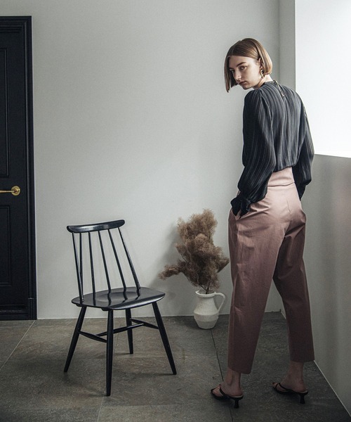 ACCL(エーシーシーエル)の「2wayシアーブラウス(シャツ/ブラウス・レディース・オフホワイト/ブラック/ピンク・FREE)」の5枚目の写真