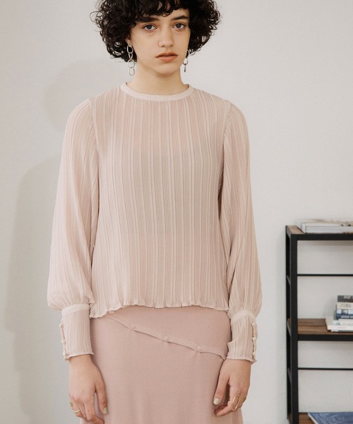 ACCL(エーシーシーエル)の「2wayシアーブラウス(シャツ/ブラウス・レディース・オフホワイト/ブラック/ピンク・FREE)」の8枚目の写真