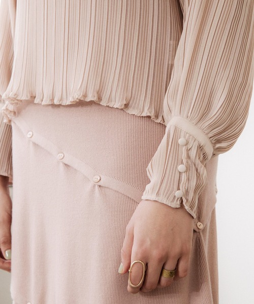 ACCL(エーシーシーエル)の「2wayシアーブラウス(シャツ/ブラウス・レディース・オフホワイト/ブラック/ピンク・FREE)」の11枚目の写真