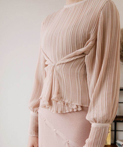 ACCL(エーシーシーエル)の「2wayシアーブラウス(シャツ/ブラウス・レディース・オフホワイト/ブラック/ピンク・FREE)」の13枚目の写真