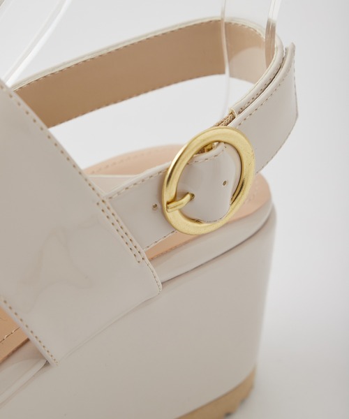 one after another NICE CLAUP（ワンアフターアナザーナイスクラップ）の「厚底アソートサンダル（サンダル・レディース・アイボリー/モカ・S/M/L/LL）」の8枚目の写真