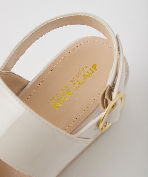 one after another NICE CLAUP（ワンアフターアナザーナイスクラップ）の「厚底アソートサンダル（サンダル・レディース・アイボリー/モカ・S/M/L/LL）」の6枚目の写真