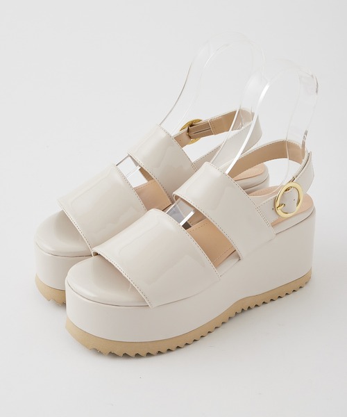 one after another NICE CLAUP（ワンアフターアナザーナイスクラップ）の「厚底アソートサンダル（サンダル・レディース・アイボリー/モカ・S/M/L/LL）」の17枚目の写真