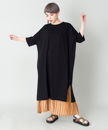 OSMOSIS | リボンアレンジロングTシャツ(Tシャツ/カットソー)