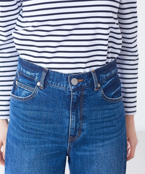 Abahouse Devinette（ドゥヴィネット）の「【BRAHMIN】ワイドデニムパンツ（デニムパンツ・レディース・ライトグレー/インディゴブルー・36/40）」の17枚目の写真