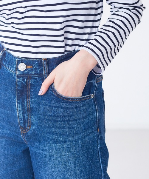 Abahouse Devinette（ドゥヴィネット）の「【BRAHMIN】ワイドデニムパンツ（デニムパンツ・レディース・ライトグレー/インディゴブルー・36/40）」の18枚目の写真