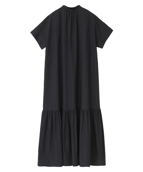 1er Arrondissement（プルミエアロンディスモン）の「タイプライターギャザーシャツワンピース（シャツワンピース・レディース・オフホワイト/ブラウン/ピンク/ネイビー・36）」の13枚目の写真