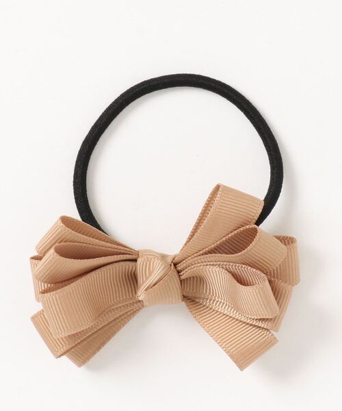 ehka sopo（エヘカソポ）の「グログランリボンヘアゴム（ヘアゴム・レディース・グレー/ベージュ/ミント/ブラウン・ﾌﾘ-）」の3枚目の写真