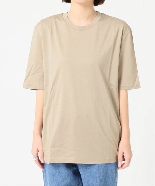 journal standard L'essage（ジャーナルスタンダードレサージュ）の「スムース Big Tee◆（Tシャツ/カットソー・レディース・ブラック/ホワイト/ベージュ・FREE）」の7枚目の写真