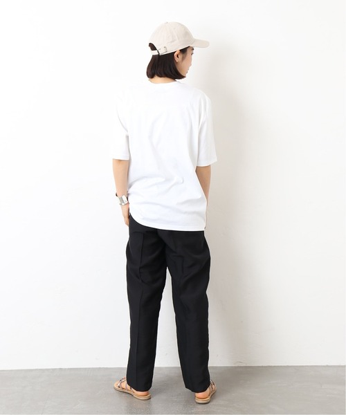 journal standard L'essage（ジャーナルスタンダードレサージュ）の「スムース Big Tee◆（Tシャツ/カットソー・レディース・ブラック/ホワイト/ベージュ・FREE）」の15枚目の写真