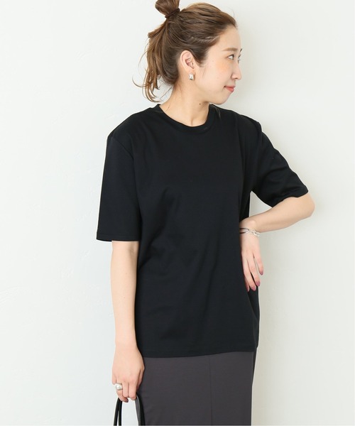 journal standard L'essage（ジャーナルスタンダードレサージュ）の「スムース Big Tee◆（Tシャツ/カットソー・レディース・ブラック/ホワイト/ベージュ・FREE）」の11枚目の写真