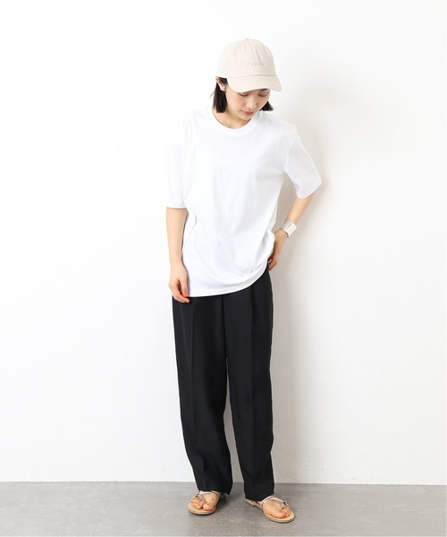 journal standard L'essage（ジャーナルスタンダードレサージュ）の「スムース Big Tee◆（Tシャツ/カットソー・レディース・ブラック/ホワイト/ベージュ・FREE）」の8枚目の写真