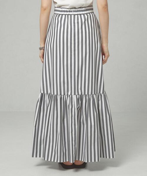 THE STATION STORE（ザ ステーション ストア）の「＜ma couleur＞ ティアード ストライプ マキシスカート（スカート・レディース・その他1・SMALL/MEDIUM）」の10枚目の写真