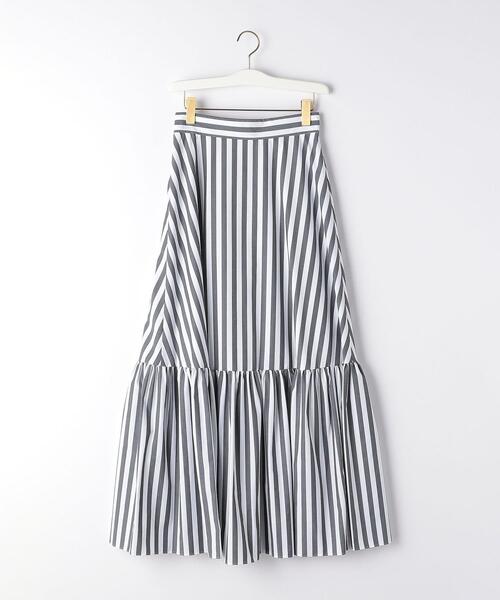 THE STATION STORE（ザ ステーション ストア）の「＜ma couleur＞ ティアード ストライプ マキシスカート（スカート・レディース・その他1・SMALL/MEDIUM）」の2枚目の写真