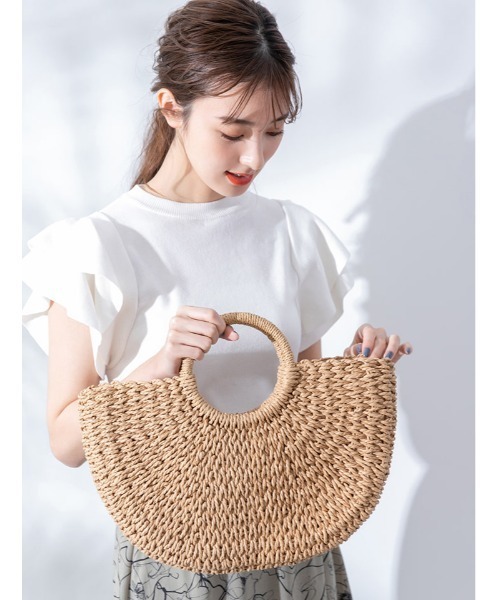 fifth(フィフス)の「ショルダーフリルティアードニット(ニット/セーター・レディース・ホワイト/ブラック・MEDIUM)」の13枚目の写真