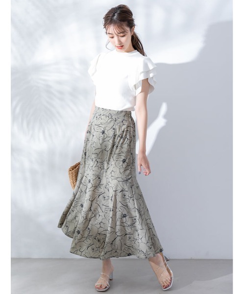 fifth(フィフス)の「ショルダーフリルティアードニット(ニット/セーター・レディース・ホワイト/ブラック・MEDIUM)」の16枚目の写真