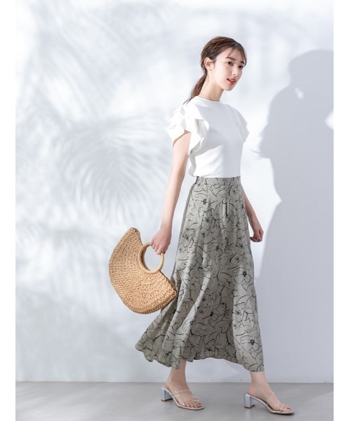 fifth(フィフス)の「ショルダーフリルティアードニット(ニット/セーター・レディース・ホワイト/ブラック・MEDIUM)」の18枚目の写真