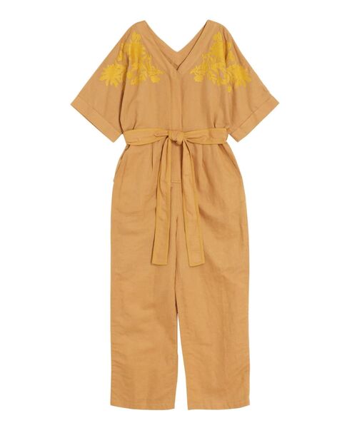 sara mallika コットンエンブロイダリーオールインワン Sara mallika