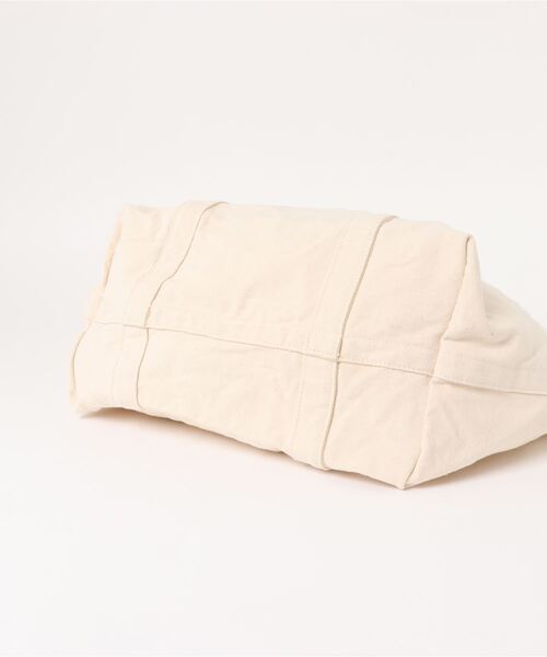 Bonum(ボナム)の「オーガニックコットンビッグトート(ショルダーバッグ・レディース・アイボリー・FREE)」の12枚目の写真