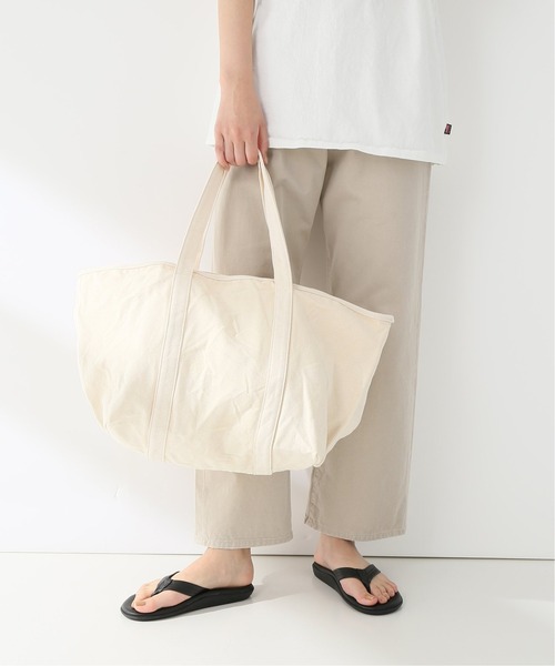 Bonum(ボナム)の「オーガニックコットンビッグトート(ショルダーバッグ・レディース・アイボリー・FREE)」の1枚目の写真