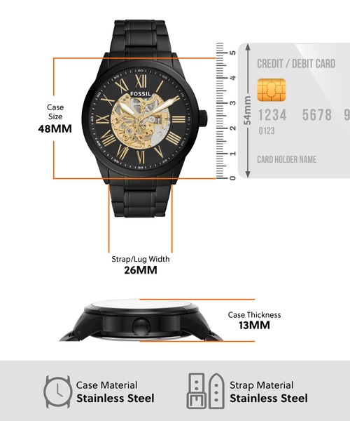 FOSSIL（フォッシル）の「フォッシル 腕時計 メンズ アナログ