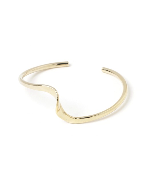 mysty woman（ミスティウーマン）の「ツイストラインバングル 954101（バングル/リストバンド・レディース・シルバー/ゴールド・FREE）」の2枚目の写真