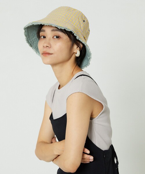 FREAK'S STORE（フリークスストア）の「Casselini/キャセリーニ 【WEB限定】リバーシブルハット（ハット・レディース・ブラック/ベージュ/グリーン・ONE SIZE）」の9枚目の写真