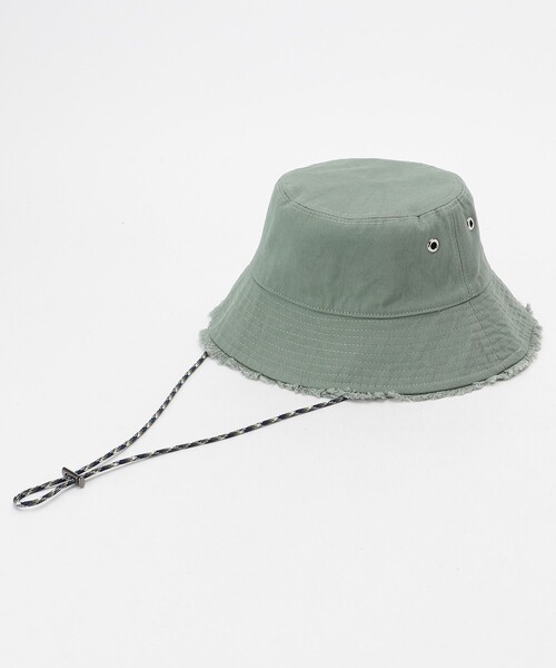 FREAK'S STORE（フリークスストア）の「Casselini/キャセリーニ 【WEB限定】リバーシブルハット（ハット・レディース・ブラック/ベージュ/グリーン・ONE SIZE）」の5枚目の写真