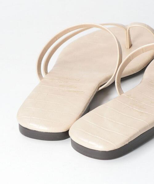THE STATION STORE（ザ ステーション ストア）の「＜PANIER＞サムループ サンダル（サンダル・レディース・ブラック/オフホワイト・23.5cm/24.5cm）」の11枚目の写真