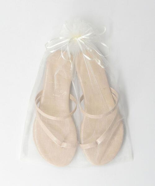 THE STATION STORE（ザ ステーション ストア）の「＜PANIER＞サムループ サンダル（サンダル・レディース・ブラック/オフホワイト・23.5cm/24.5cm）」の4枚目の写真